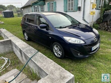 Синий Мазда 5, объемом двигателя 1.6 л и пробегом 240 тыс. км за 8500 $, фото 1 на Automoto.ua