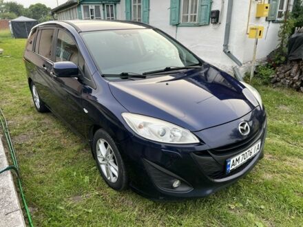 Синий Мазда 5, объемом двигателя 1.6 л и пробегом 240 тыс. км за 8500 $, фото 1 на Automoto.ua