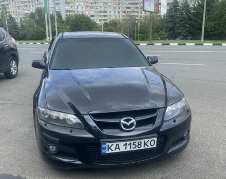 Черный Мазда 6 МПС, объемом двигателя 2.3 л и пробегом 216 тыс. км за 5600 $, фото 1 на Automoto.ua