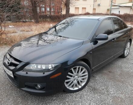 Черный Мазда 6 МПС, объемом двигателя 2.3 л и пробегом 163 тыс. км за 6000 $, фото 1 на Automoto.ua