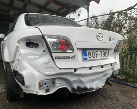 Белый Мазда 6, объемом двигателя 1.8 л и пробегом 165 тыс. км за 1064 $, фото 2 на Automoto.ua