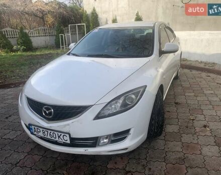 Белый Мазда 6, объемом двигателя 2.18 л и пробегом 215 тыс. км за 5000 $, фото 1 на Automoto.ua