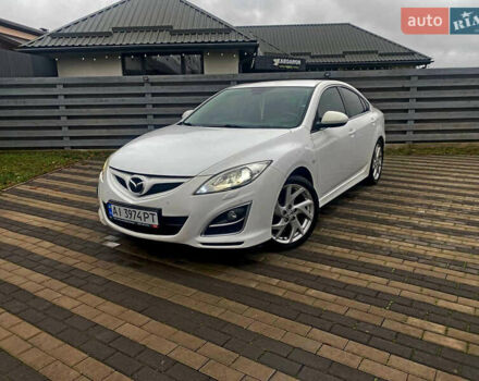 Белый Мазда 6, объемом двигателя 2.49 л и пробегом 169 тыс. км за 8300 $, фото 1 на Automoto.ua