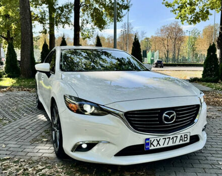 Белый Мазда 6, объемом двигателя 2.49 л и пробегом 175 тыс. км за 14250 $, фото 1 на Automoto.ua