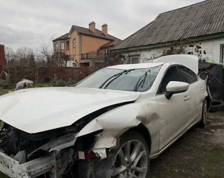 Белый Мазда 6, объемом двигателя 2.49 л и пробегом 185 тыс. км за 6000 $, фото 1 на Automoto.ua