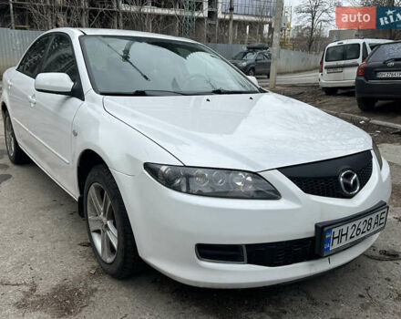 Белый Мазда 6, объемом двигателя 2 л и пробегом 279 тыс. км за 4399 $, фото 1 на Automoto.ua