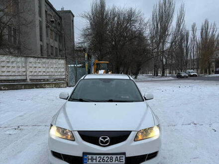 Белый Мазда 6, объемом двигателя 2 л и пробегом 279 тыс. км за 5000 $, фото 1 на Automoto.ua