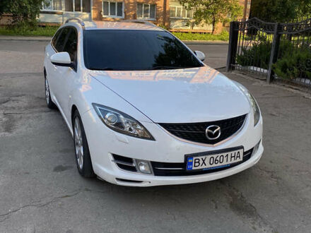 Белый Мазда 6, объемом двигателя 2.2 л и пробегом 290 тыс. км за 6700 $, фото 1 на Automoto.ua