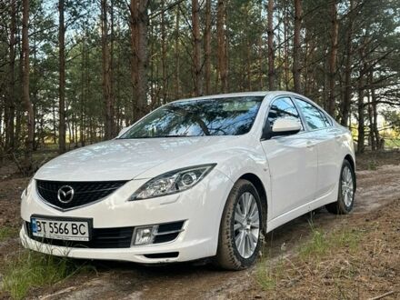 Білий Мазда 6, об'ємом двигуна 2 л та пробігом 180 тис. км за 6500 $, фото 1 на Automoto.ua