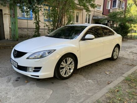 Белый Мазда 6, объемом двигателя 2 л и пробегом 240 тыс. км за 6800 $, фото 1 на Automoto.ua