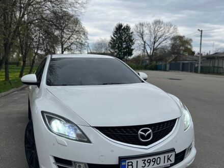 Белый Мазда 6, объемом двигателя 2 л и пробегом 259 тыс. км за 7900 $, фото 1 на Automoto.ua