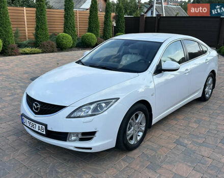 Белый Мазда 6, объемом двигателя 2 л и пробегом 177 тыс. км за 7700 $, фото 1 на Automoto.ua
