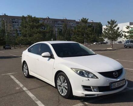 Белый Мазда 6, объемом двигателя 2 л и пробегом 135 тыс. км за 6900 $, фото 1 на Automoto.ua