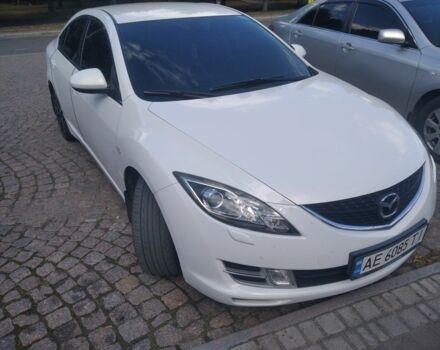 Белый Мазда 6, объемом двигателя 2 л и пробегом 190 тыс. км за 6678 $, фото 1 на Automoto.ua