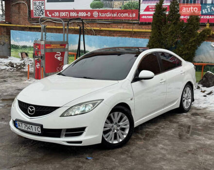 Белый Мазда 6, объемом двигателя 2 л и пробегом 220 тыс. км за 5900 $, фото 1 на Automoto.ua