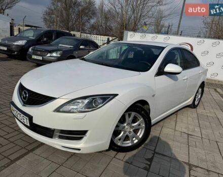 Белый Мазда 6, объемом двигателя 1.8 л и пробегом 167 тыс. км за 6700 $, фото 1 на Automoto.ua