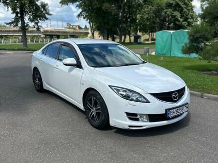 Белый Мазда 6, объемом двигателя 2 л и пробегом 150 тыс. км за 7700 $, фото 1 на Automoto.ua