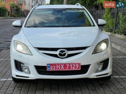 Белый Мазда 6, объемом двигателя 2 л и пробегом 224 тыс. км за 7250 $, фото 1 на Automoto.ua