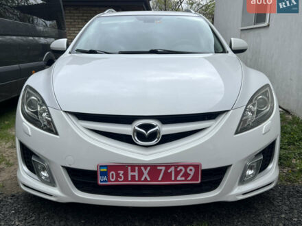 Белый Мазда 6, объемом двигателя 2 л и пробегом 224 тыс. км за 6950 $, фото 1 на Automoto.ua