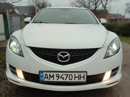Белый Мазда 6, объемом двигателя 2 л и пробегом 289 тыс. км за 7500 $, фото 1 на Automoto.ua