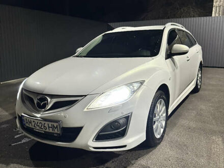 Білий Мазда 6, об'ємом двигуна 2.2 л та пробігом 202 тис. км за 7900 $, фото 1 на Automoto.ua