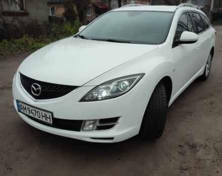 Белый Мазда 6, объемом двигателя 2 л и пробегом 295 тыс. км за 7200 $, фото 1 на Automoto.ua