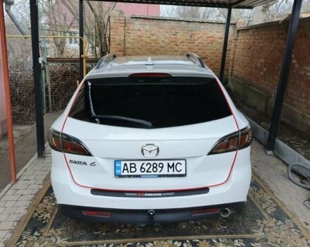 Белый Мазда 6, объемом двигателя 2 л и пробегом 203 тыс. км за 7900 $, фото 1 на Automoto.ua