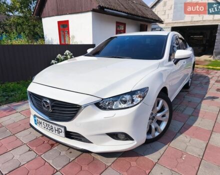 Белый Мазда 6, объемом двигателя 2 л и пробегом 222 тыс. км за 9000 $, фото 1 на Automoto.ua
