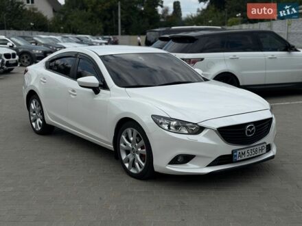 Белый Мазда 6, объемом двигателя 2 л и пробегом 223 тыс. км за 8950 $, фото 1 на Automoto.ua