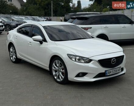 Білий Мазда 6, об'ємом двигуна 2 л та пробігом 223 тис. км за 8950 $, фото 1 на Automoto.ua