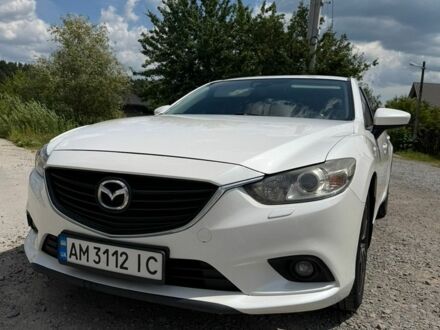 Білий Мазда 6, об'ємом двигуна 2 л та пробігом 219 тис. км за 10300 $, фото 1 на Automoto.ua