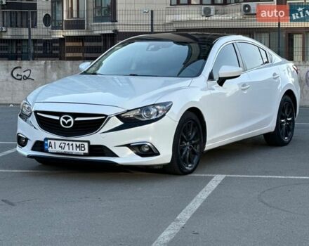 Белый Мазда 6, объемом двигателя 2.49 л и пробегом 175 тыс. км за 10700 $, фото 1 на Automoto.ua