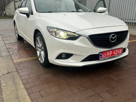 Білий Мазда 6, об'ємом двигуна 2.2 л та пробігом 200 тис. км за 12000 $, фото 1 на Automoto.ua
