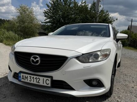 Белый Мазда 6, объемом двигателя 2 л и пробегом 219 тыс. км за 10600 $, фото 1 на Automoto.ua