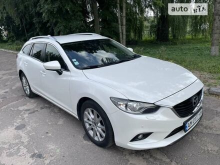 Мазда 6 2013 у Житомирі на Automoto.ua Білий Мазда 6, об'ємом двигуна 2.18 л та пробігом 264 тис. км за 9950 $, фото 1 на Automoto.ua