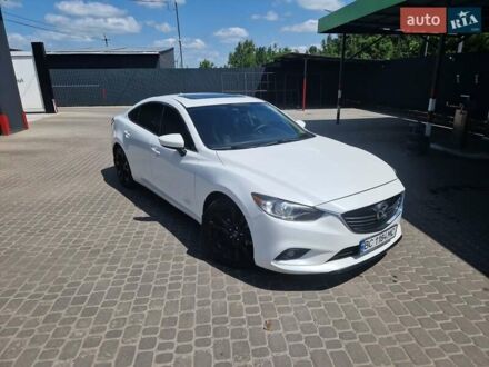 Белый Мазда 6, объемом двигателя 2.49 л и пробегом 150 тыс. км за 12300 $, фото 1 на Automoto.ua