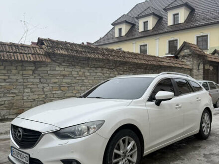 Белый Мазда 6, объемом двигателя 2.19 л и пробегом 219 тыс. км за 10999 $, фото 1 на Automoto.ua