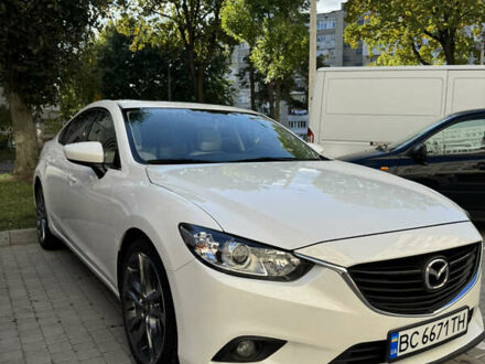 Мазда 6 2014 в Новояворовск на Automoto.ua Белый Мазда 6, объемом двигателя 2.49 л и пробегом 160 тыс. км за 12000 $, фото 1 на Automoto.ua