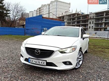Белый Мазда 6, объемом двигателя 2.49 л и пробегом 166 тыс. км за 12500 $, фото 1 на Automoto.ua