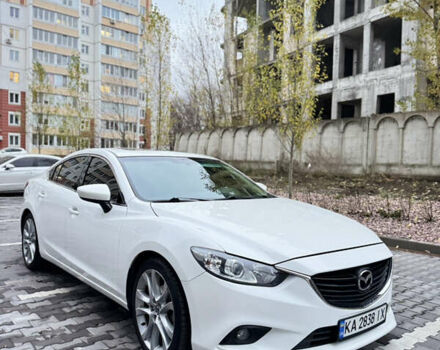Белый Мазда 6, объемом двигателя 2.49 л и пробегом 219 тыс. км за 10600 $, фото 1 на Automoto.ua