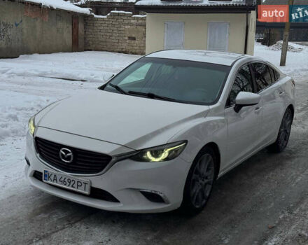 Белый Мазда 6, объемом двигателя 2.5 л и пробегом 170 тыс. км за 11000 $, фото 1 на Automoto.ua
