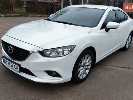 Белый Мазда 6, объемом двигателя 2 л и пробегом 170 тыс. км за 15500 $, фото 1 на Automoto.ua