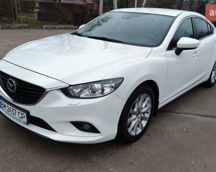 Белый Мазда 6, объемом двигателя 2 л и пробегом 170 тыс. км за 15500 $, фото 1 на Automoto.ua