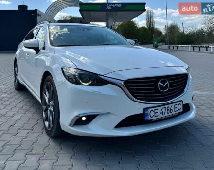 Белый Мазда 6, объемом двигателя 2.19 л и пробегом 220 тыс. км за 13000 $, фото 1 на Automoto.ua