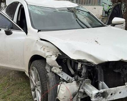 Белый Мазда 6, объемом двигателя 2.49 л и пробегом 185 тыс. км за 6000 $, фото 1 на Automoto.ua