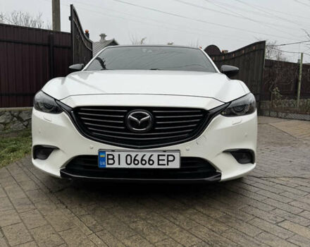 Белый Мазда 6, объемом двигателя 2.45 л и пробегом 184 тыс. км за 17500 $, фото 1 на Automoto.ua
