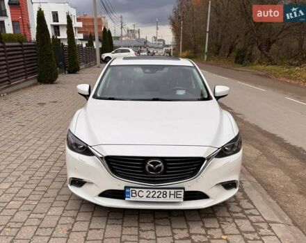 Белый Мазда 6, объемом двигателя 2.49 л и пробегом 66 тыс. км за 19000 $, фото 1 на Automoto.ua