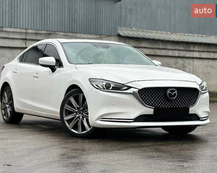 Белый Мазда 6, объемом двигателя 2.49 л и пробегом 95 тыс. км за 15400 $, фото 1 на Automoto.ua