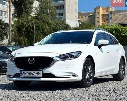 Белый Мазда 6, объемом двигателя 2.2 л и пробегом 200 тыс. км за 17200 $, фото 1 на Automoto.ua