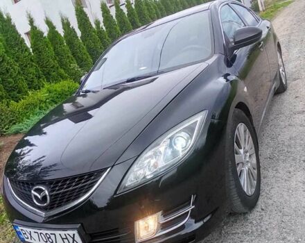 Черный Мазда 6, объемом двигателя 2 л и пробегом 254 тыс. км за 7300 $, фото 3 на Automoto.ua